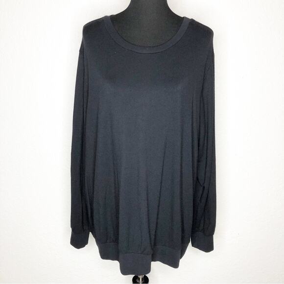 Torrid Sleep black knit tunic top size 3 or 3X - Picture 1 of 11